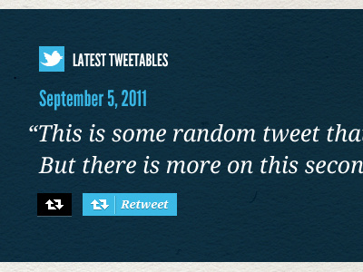 Fine Tweetables Dos button css twitter