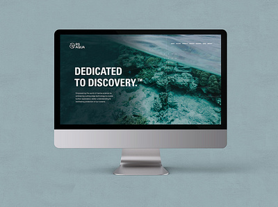 RS Aqua Brand Identity Website marine science marine science website ui uiux ux websitedesign