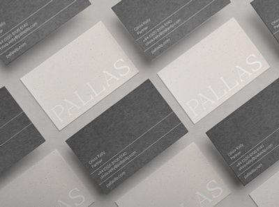 Pallas Brand Identity - Business Cards agency branding brand identity branding corporate branding design graphic design law law branding law firm branding logo logo design print rebrand