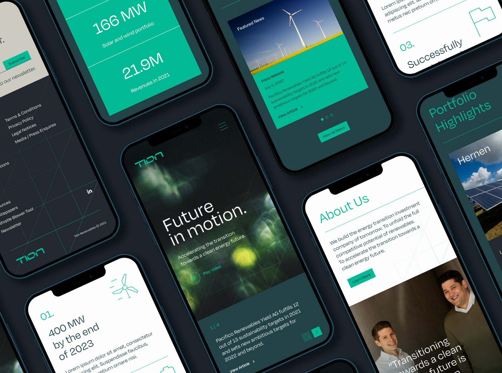 Tion Renewables Branding by Fable&Co. on Dribbble