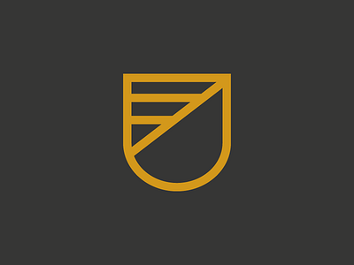 Goldcrest Icon brand branding crest goldcrest logo logomark mark marque premium shield shield logo