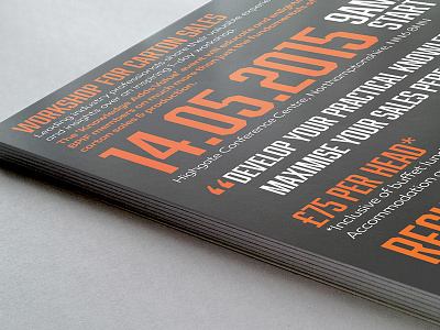 British Print Industry Federation Poster branding event branding poster design type typographic poster typography