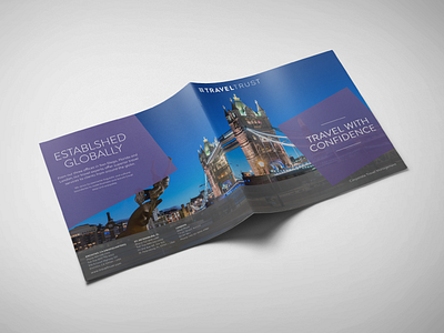 Traveltrust Corporate Brochure branding corporate branding corporate travel travel branding travel design travel logo travel re brand travel rebrand traveltrust