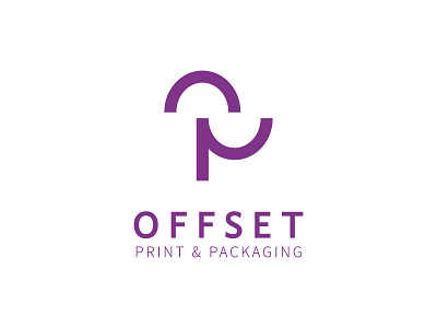 Offset Stacked Logo branding logo design manufacturer logo manufacturer rebrand offset rebrand visual identity