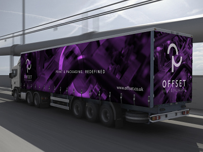 Offset Truck branded truck branded vehicle branding livery design logo design lorry manufacturer rebrand offset rebrand vehicle design visual identity