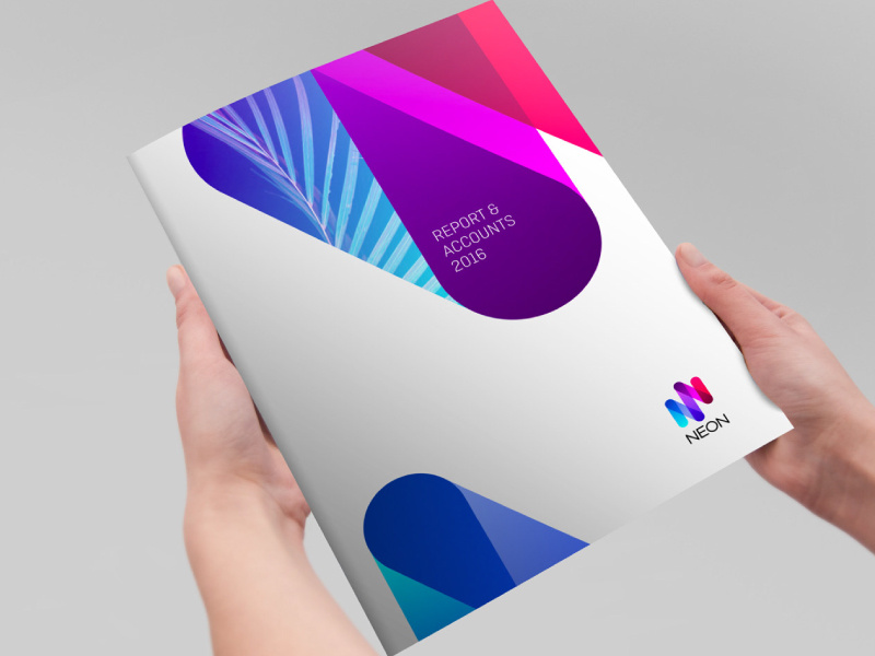 Neon Corporate Brochure by Fable&Co. on Dribbble