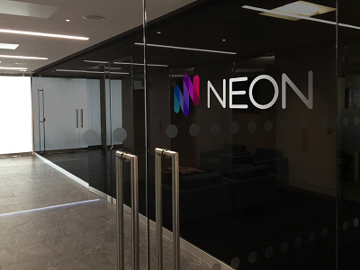 Neon Corporate Office Signage