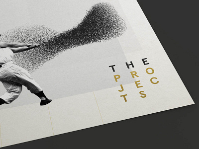 The Projects Poster logo poster printed screen printed