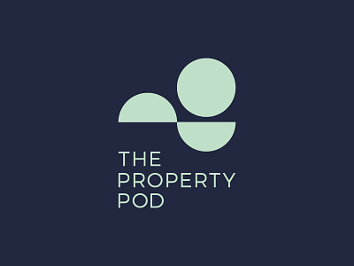 The Property Pod Logo branding estate agent brand identity logo logo design logo mark property