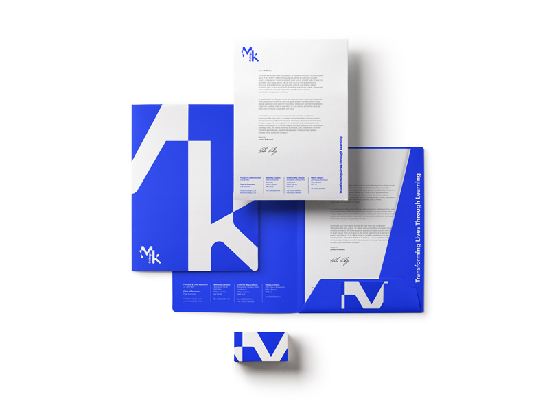 Milton Keynes College Stationary Suite by Fable&Co. on Dribbble