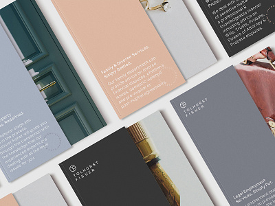 Tolhurst Fisher Brochure Covers agency branding brand identity branding corporate branding law logo logo design marque monogram rebrand solicitors