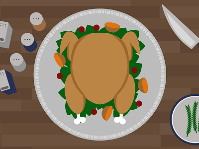 Happy Thanksgiving Y'all! adobe adobe illustrator design food graphic design happy thanksgiving illustrator motion design thanksgiving turkey