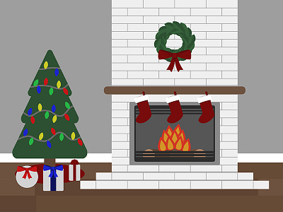 Christmas Decor animation art christmas christmas tree decor design graphic design holiday holidays merry christmas motion design wreath