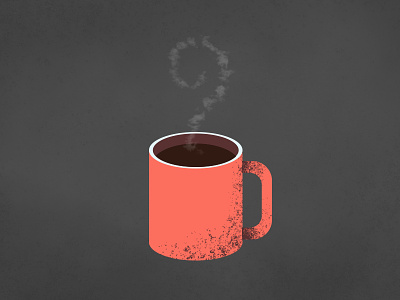 Coffee Mug coffee design graphic design photoshop smoke texture