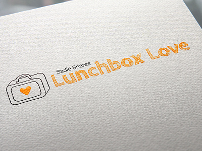 Lunchbox Love childish kid friendly kids logo logo design lunchbox school scribble