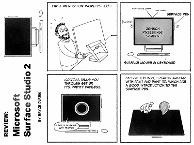 Microsoft Surface Studio 2 Review comics microsoft photoshop review surface surface studio 2 techcrunch