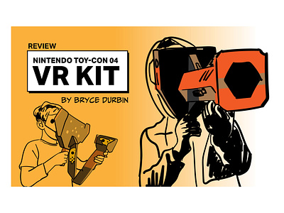 Nintendo Labo VR review comics gadgets illustration illustrator labo labo vr nintendo photoshop review techcrunch toys