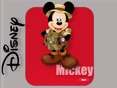 Disney Character Cards 3d animation branding disney disney charaters disney web page disney web site disney webdesign graphic design logo mickey motion graphics ui ux website