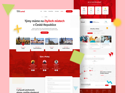 YoungCaritas - website redesign charity graphic design kids redesign ui ux webdesign website