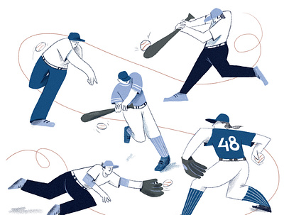 Baseball Illustration illustration