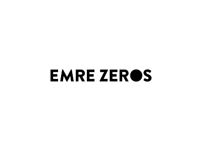Emre Zeros brand identity branding design graphic design logo personal logo typography typorgasm
