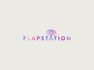 Flapstation branding design graphic design logo typography typorgasm
