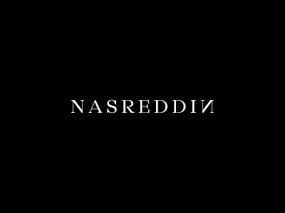 Nasreddin design graphic design logo logotype typography typorgasm