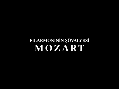 Filarmoninin Şövalyesi: MOZART branding design documentary identity graphic design logo logotype typography typorgasm