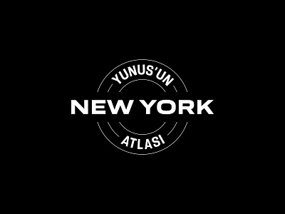 Yunus'un NEW YORK Atlası branding design graphic design logo logotype typography typorgasm