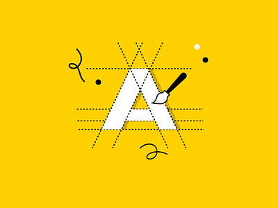 Brand Icon brand branding design icon illustration letter logo logotype sketch startup yellow