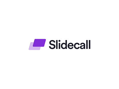 Slidecall Brand animation app brand brand identity branding design hellohello logo simple slide slidecall startup typography violet