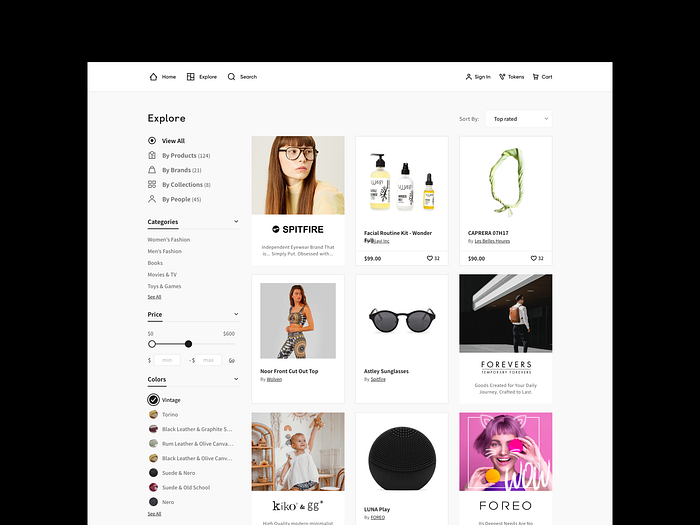 Marketplace by ++hellohello on Dribbble