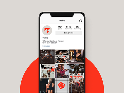 Treino brand branding design grotesk hellohello instagram logo training typography workout