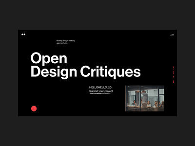 Open Design Critiques