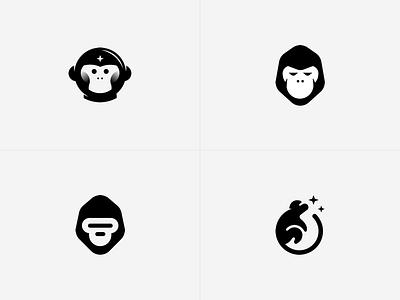 Logo Exploration - Part 2 brand color color variants hellohello logo monkey monkeylearn