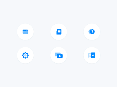 MonkeyLearn - Icons app blue clean design flat illustration interface minimal monkey