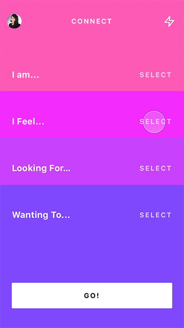 List Selection Animation by ++hellohello on Dribbble