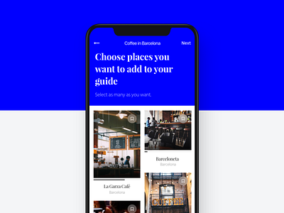 Guides - Add Places app clean design flat guides interface ios minimal simple trip ui ux