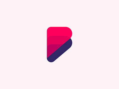 Bixlabs brand branding color concept design iso logo red violet