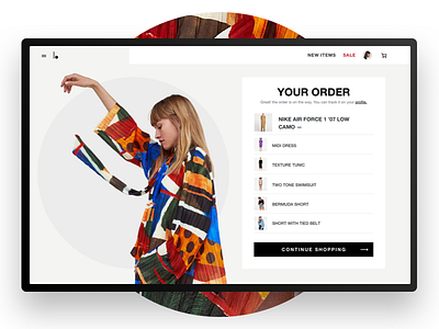 Order Details app black bold checkout clean design interface minimal shoes ui ux website