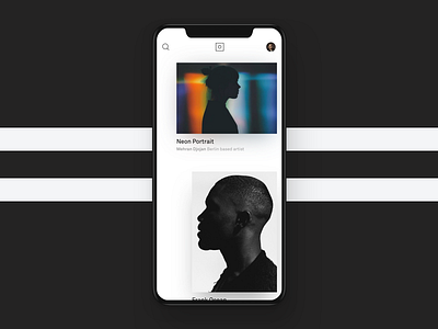 Photography app clean design flat interface ios minimal photography simple ui ux white