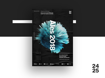 Ales - Brand Exploration Round 3 abstract blue branding dark design education fui innovation modernism poster typography