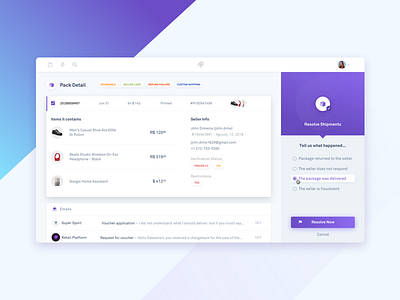 Custom Dashboard clean dashboard design ecommerce interface minimal retail seller ui ux violet website