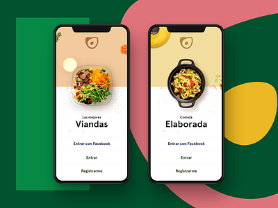 AlgoSano algosano app bold branding clean design food green healthy hellohello interface ios minimal onboarding pink simple ui ux white yellow