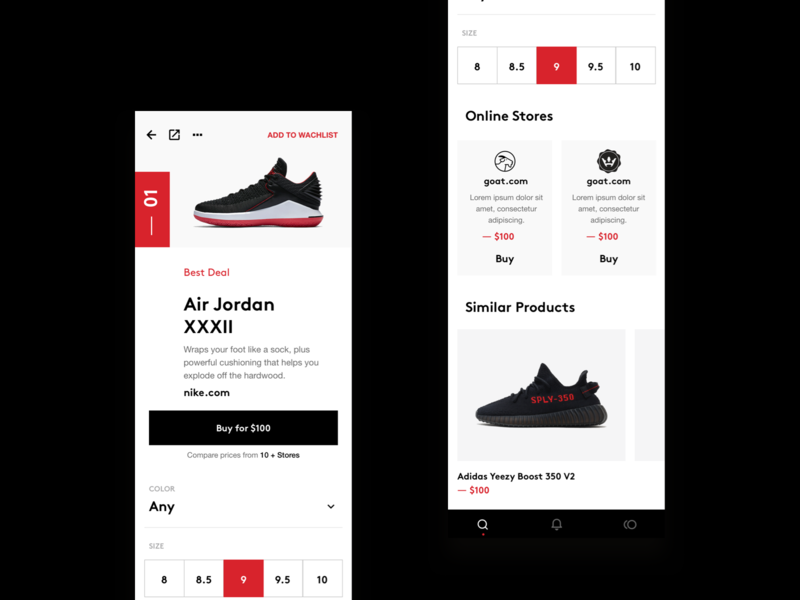 trading shoes app