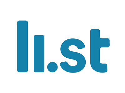 li.st logo & rebrand brand brand design branding design li.st logo logotype the list app wordmark