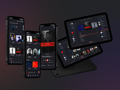 Music App Concept concept design figma graphic design mobile music app uiux uiux design web design