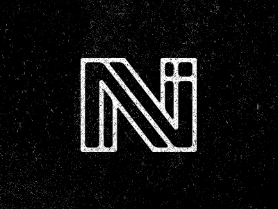 Ni Killed black blkboxlabs branding logo monogram ni texture white