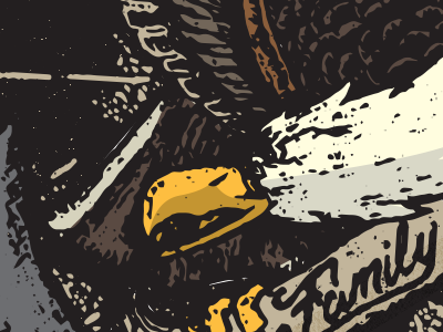 Eagle & Anchor anchor eagle illustration merica sketch text