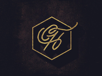 CH Originals branding ch hand lettered logo monogram script texture typography vintage